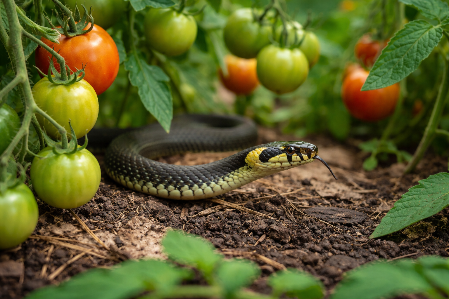 Șarpe în iarbă — cum să recunoști pericolul și ce să nu faci